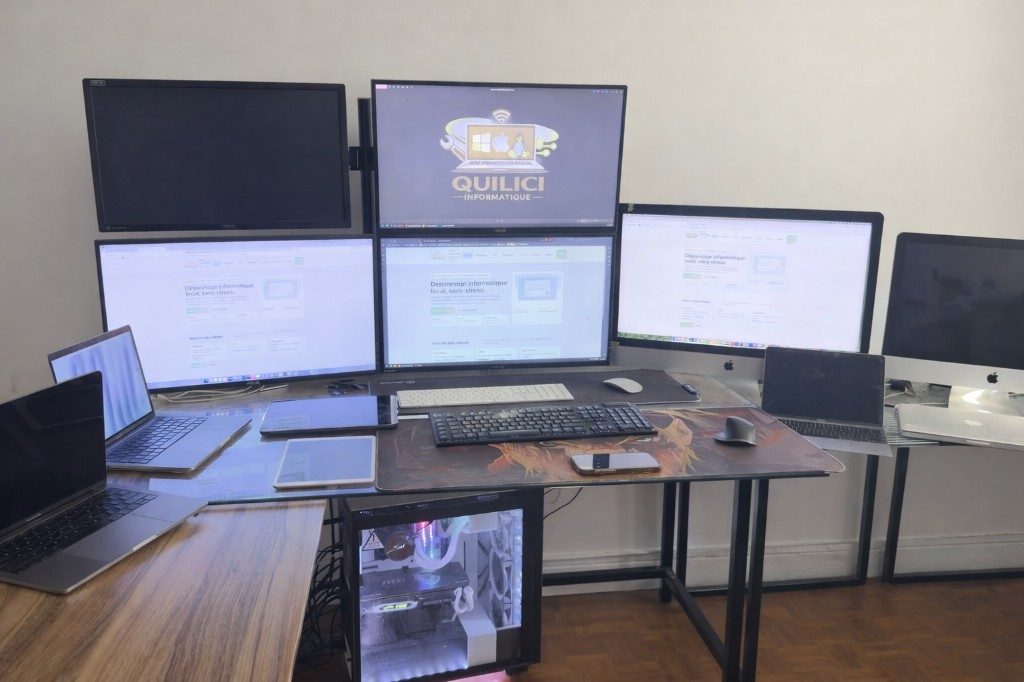 Atelier informatique et écrans en dépannage